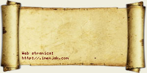 Ana Bjelogrlić vizit kartica